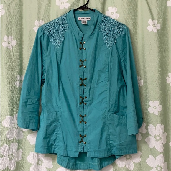 contrast Jackets & Blazers - Embellished jacket
